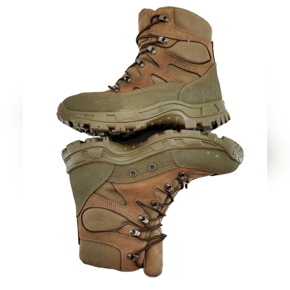 Wellco Boot Combat Mountain Hiker Men 6R Olive Tan M760 Hot Weather Hybrid NWOB